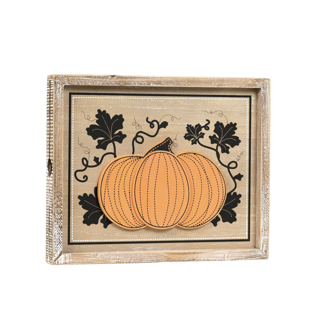 Raven/Pumpkin Reversible Art - Thumbnail 2