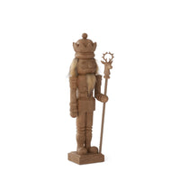 20" Faux Woodgrain Nutcracker