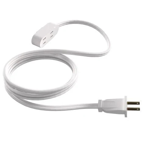 9' White CordMax Extension Cord