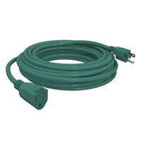 25' Green Outdoor Extension Cord