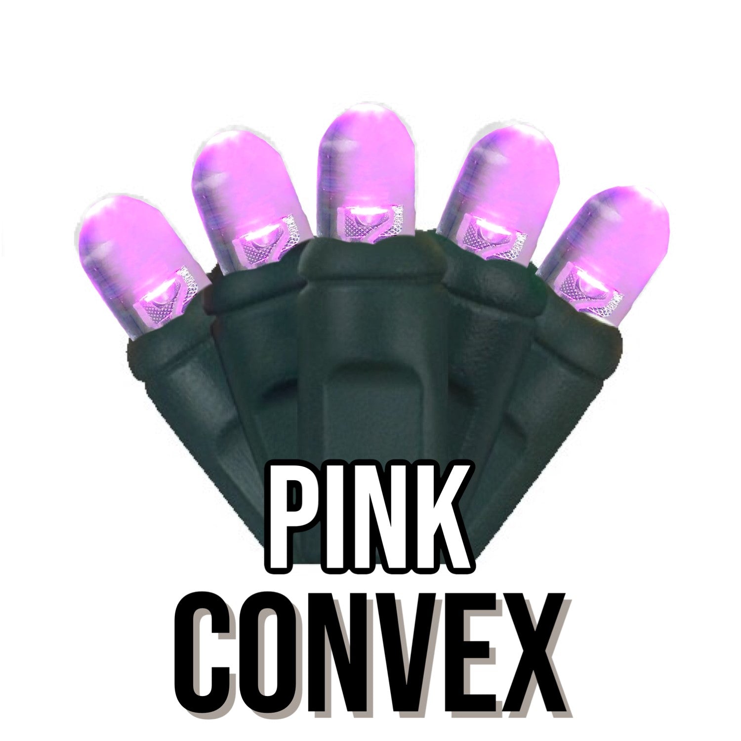 5MM LED Grand Convex 50 Mini Lights