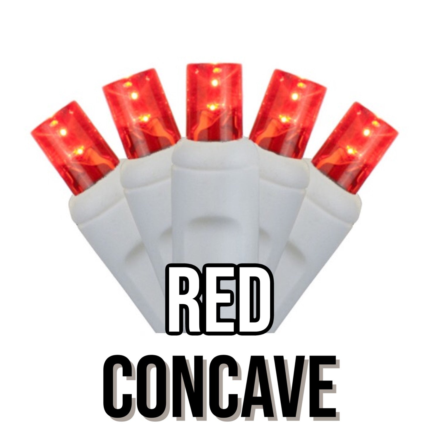 5MM LED Concave Sparkle 50 Mini Lights - Thumbnail 5