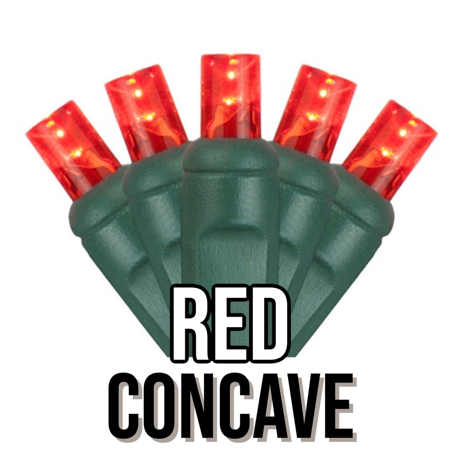 5MM LED Concave Sparkle 50 Mini Lights - Thumbnail 4