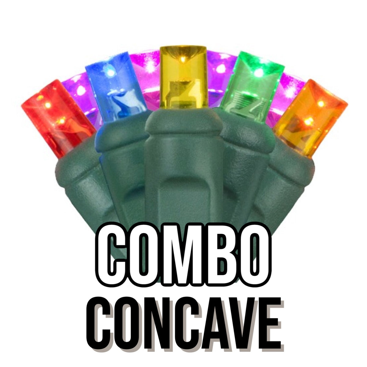 5mm Concave 50-Light Green Wire