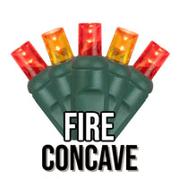 5mm Concave 50-Light Green Wire