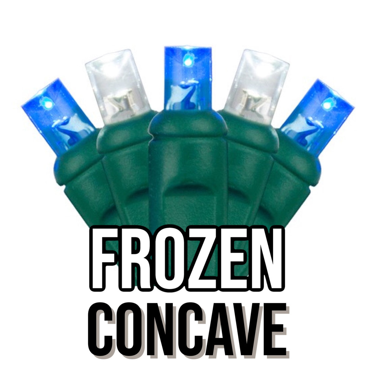 5mm Concave 50-Light Green Wire