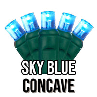 5mm Concave 50-Light Green Wire