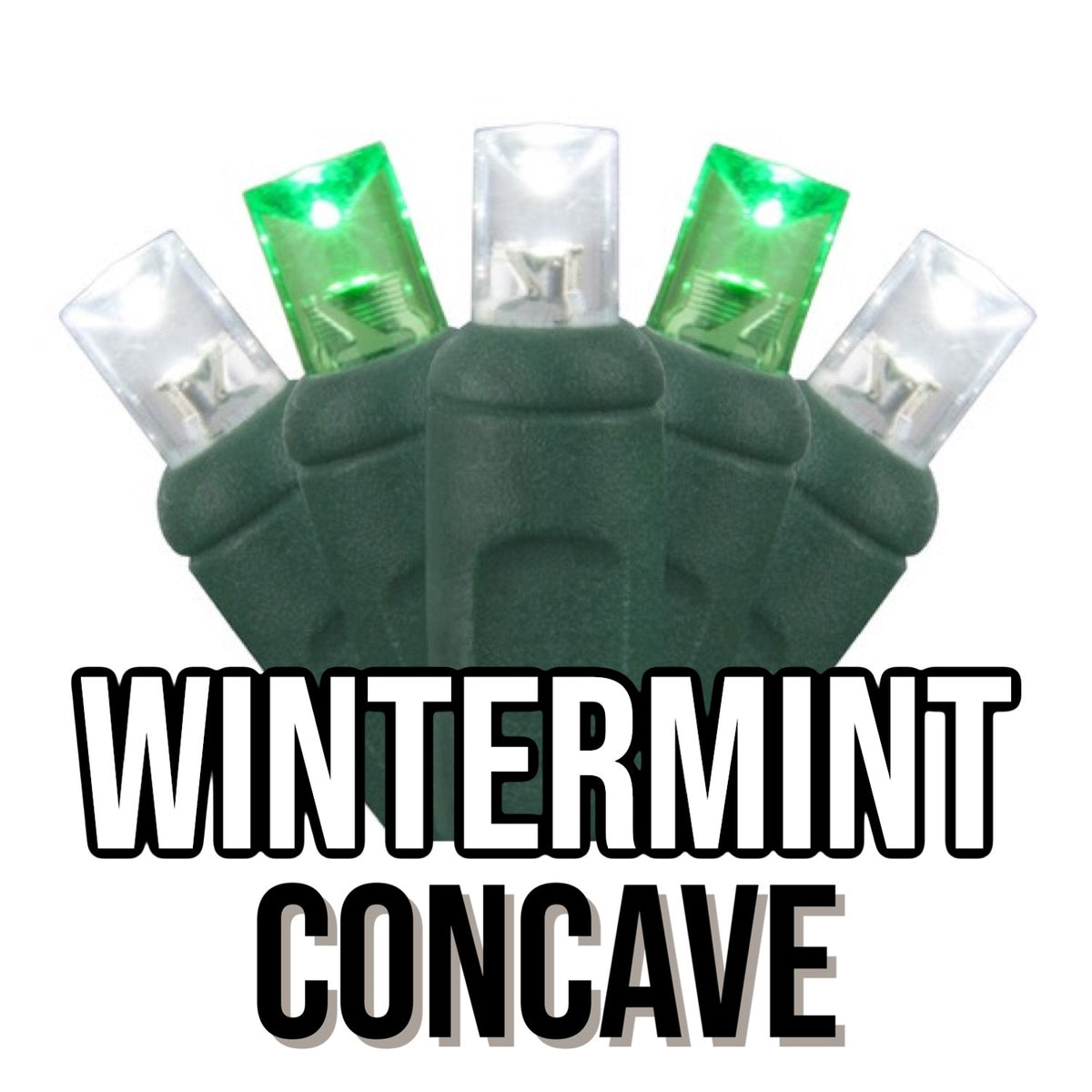 5mm Concave 50-Light Green Wire