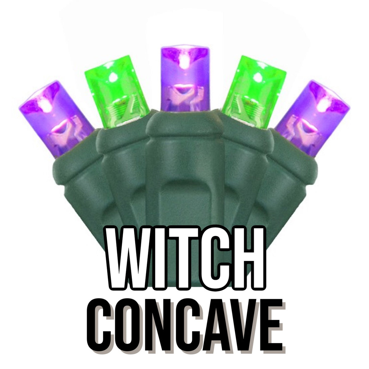 5mm Concave 50-Light Green Wire