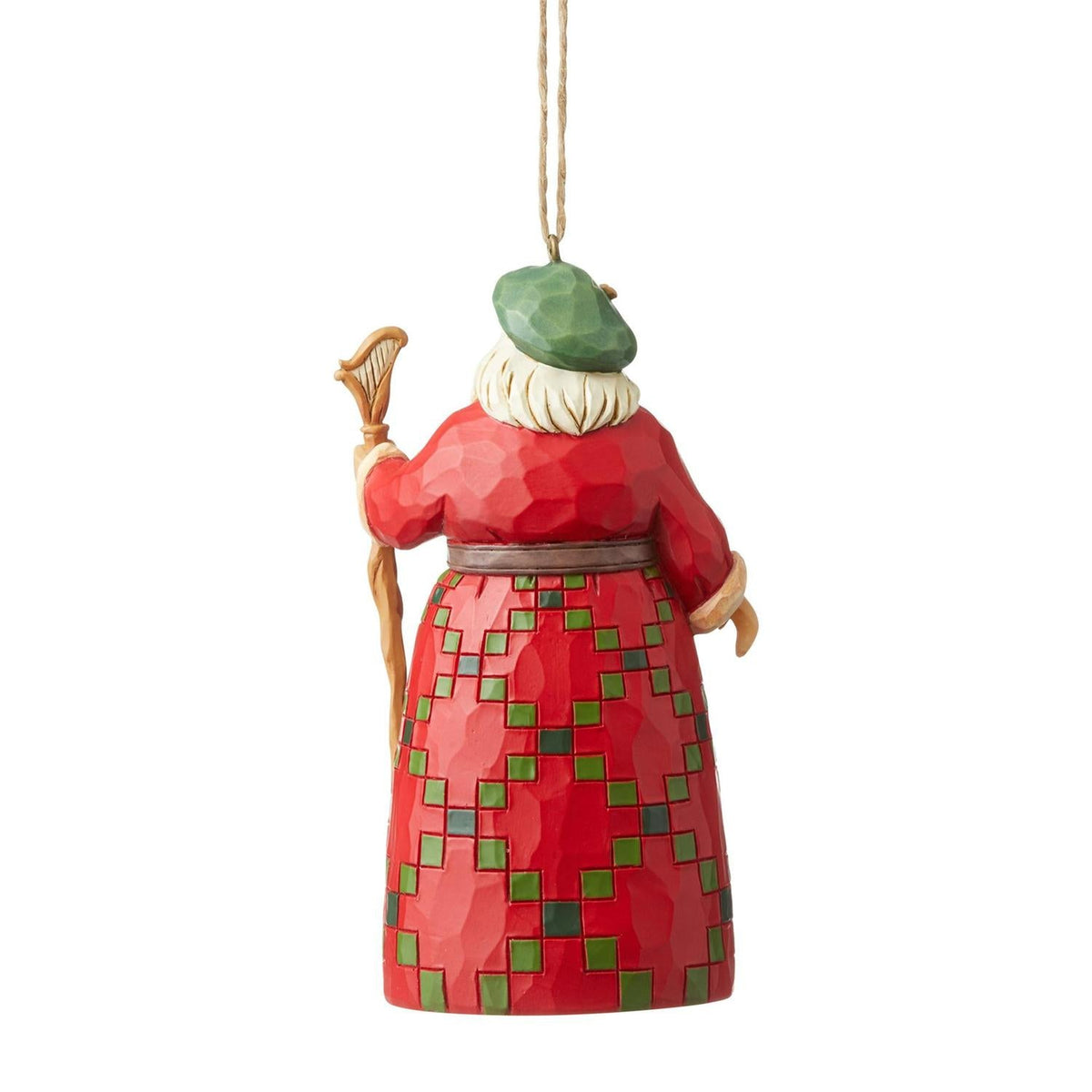 Jim Shore Heartwood Creek Irish Santa Ornament