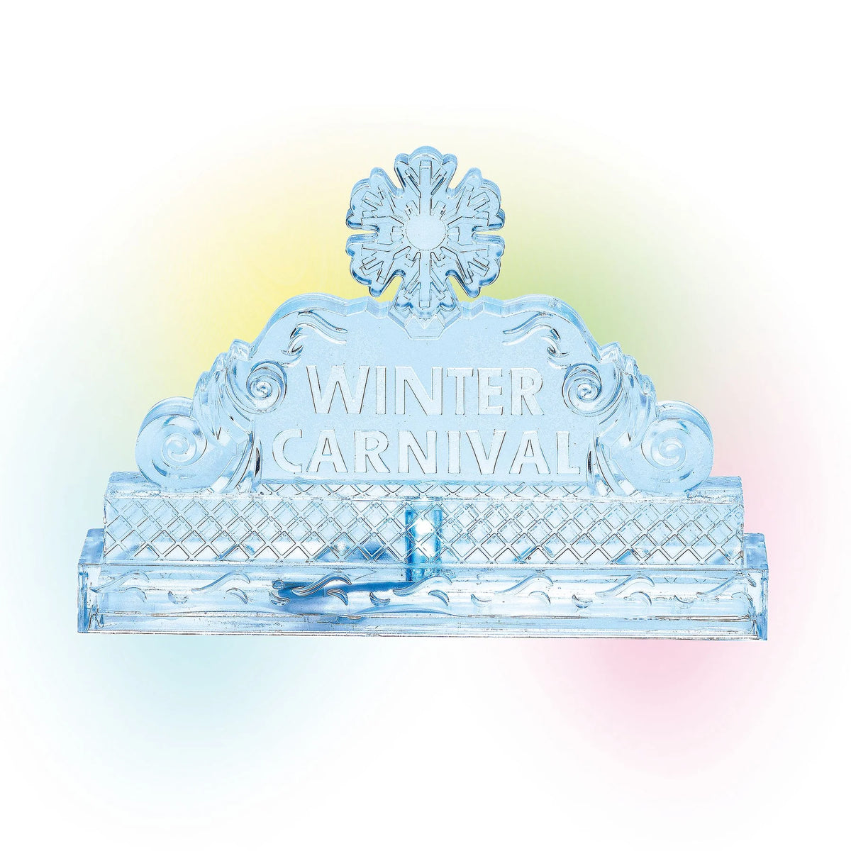 Lit Ice Castle Sign (CLR)