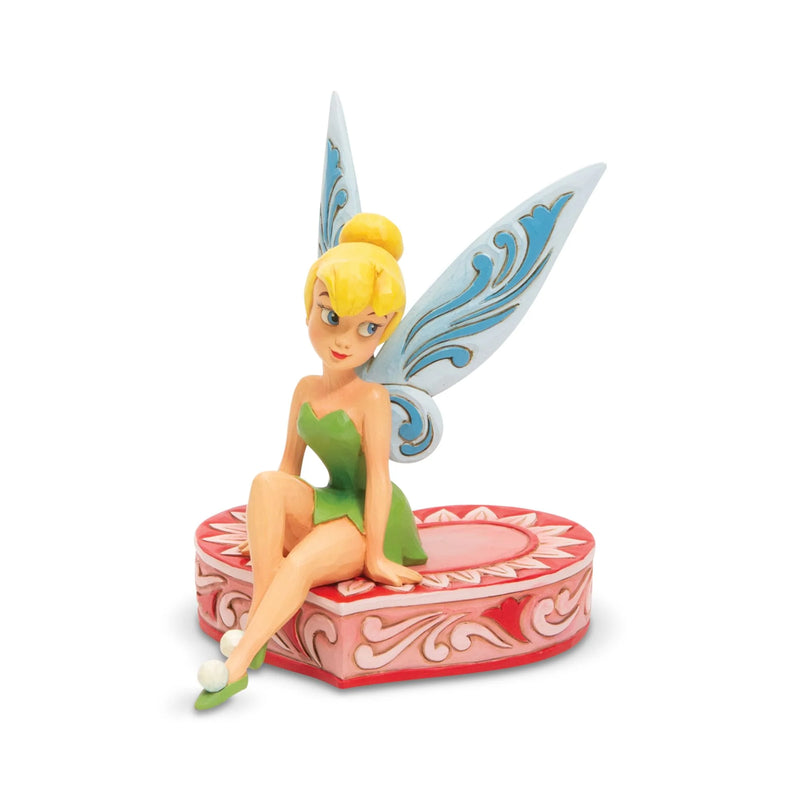 Tink Sitting on Heart Disney Figurine