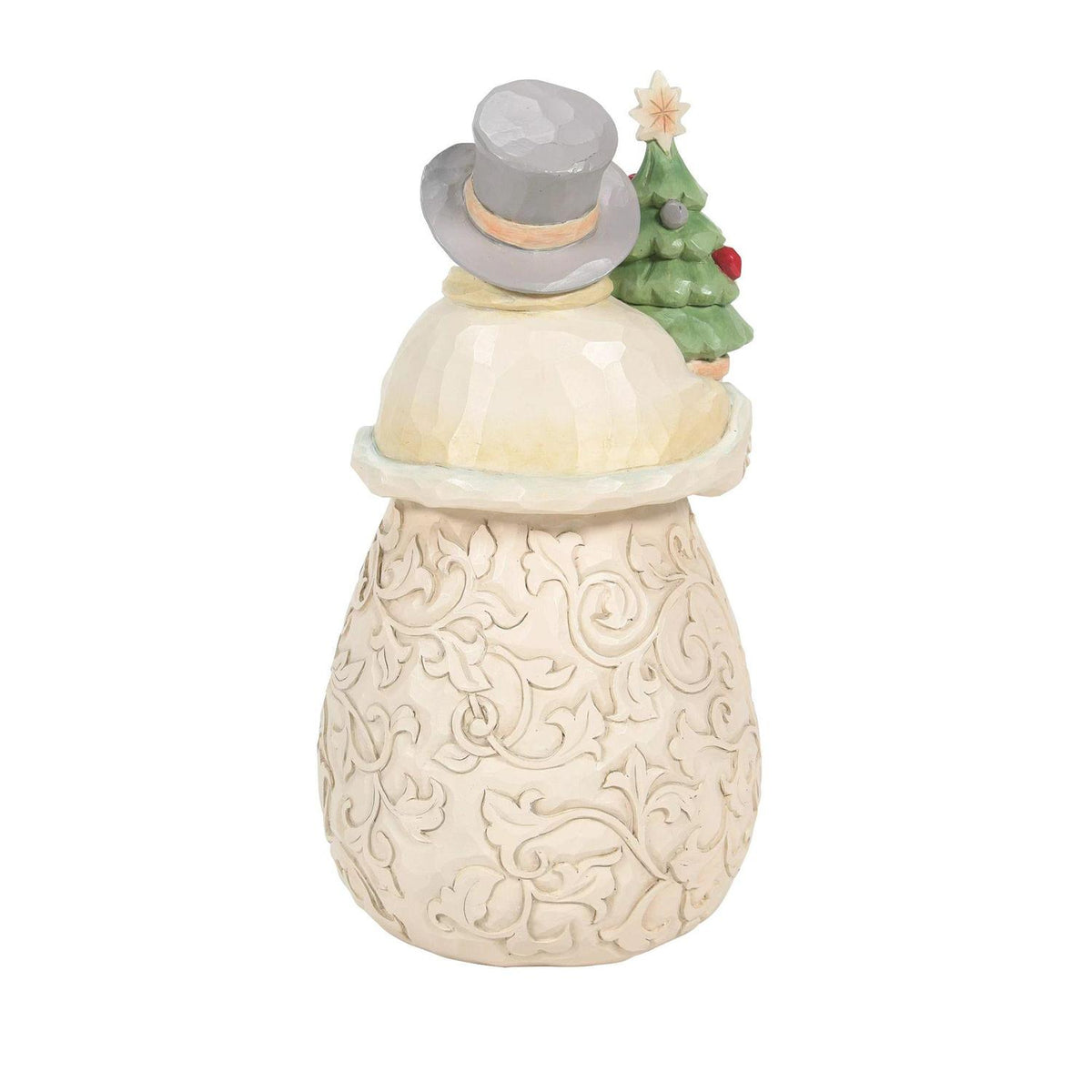 Jim Shore Heartwood Creek Woodland Snowman With Evergreen