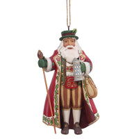 Jim Shore Heartwood Creek German Santa Ornament