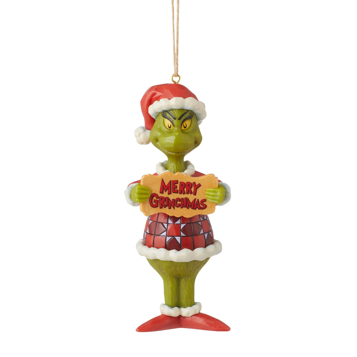 Jim Shore Dr. Seuss Grinch Merry Grinchmas Ornament