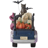 Halloween Wicked Wheels Pickup Truck Figurine Jim Shore