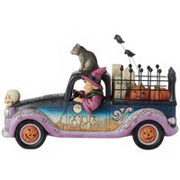 Halloween Wicked Wheels Pickup Truck Figurine Jim Shore