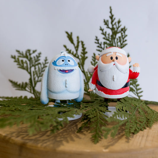 Santa Kawaii Rudolf Christmas Figure (CLR)