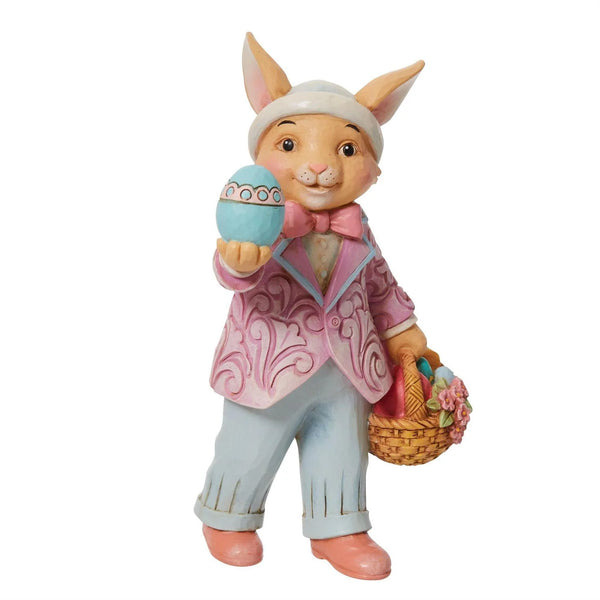 Easter Bunny with Egg Pint Size Figurine - Jim Shore
