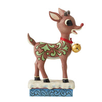 Rudolph with Oversized Jingle Bell