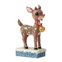 Rudolph with Oversized Jingle Bell