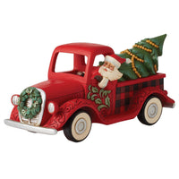 Jim Shore Heartwood Creek Highland Glen Santa Truck