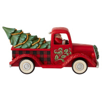 Jim Shore Heartwood Creek Highland Glen Santa Truck