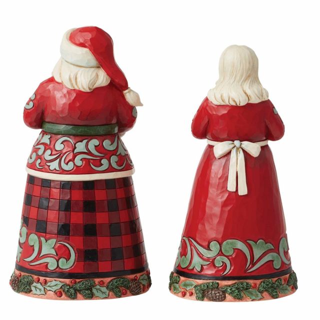 Highland Glen Santa & Mrs. Claus Figurine