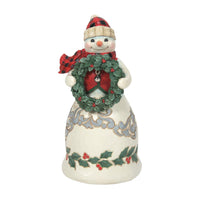 Jim Shore Heartwood Creek Highland Glen Snowman in Plaid Vest