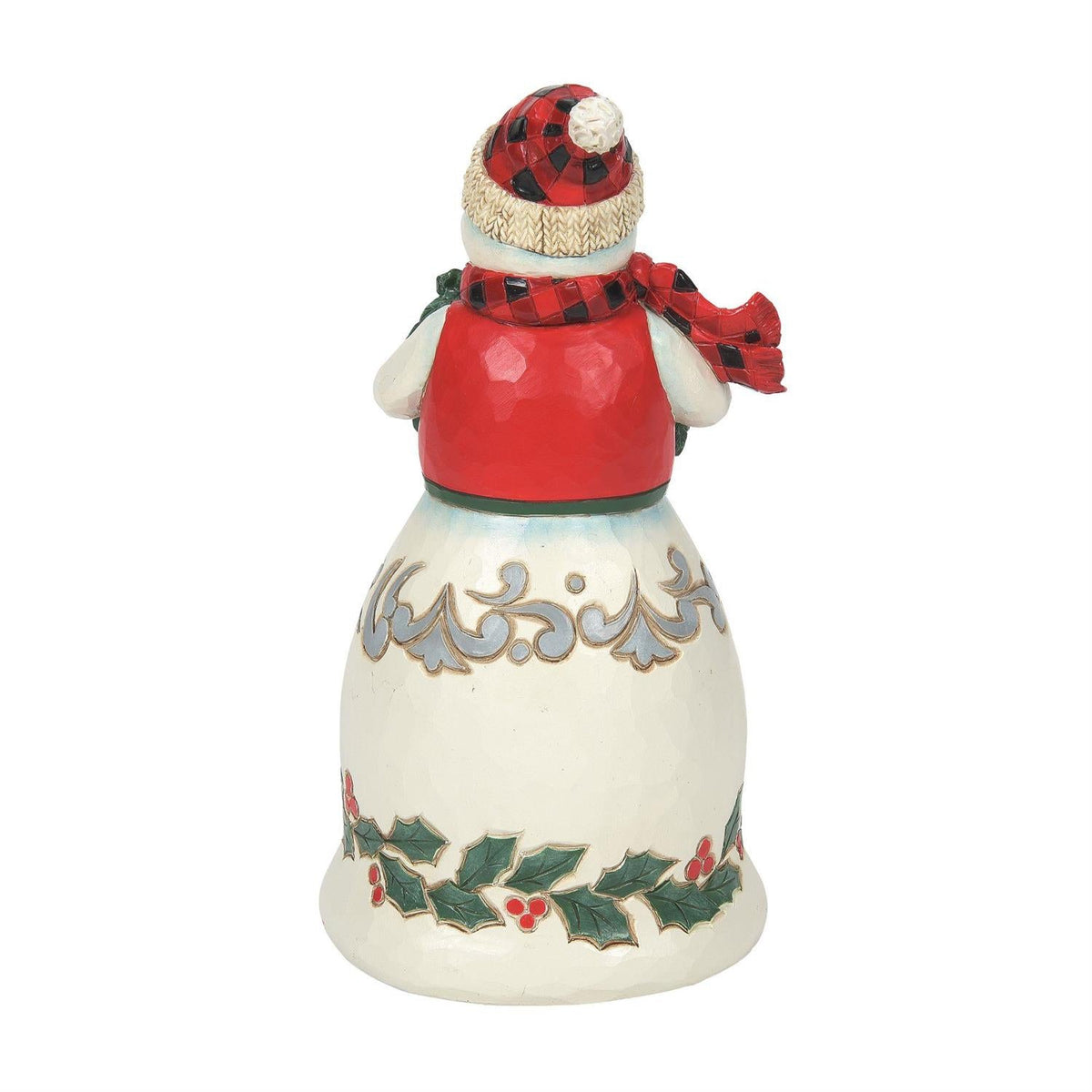 Jim Shore Heartwood Creek Highland Glen Snowman in Plaid Vest