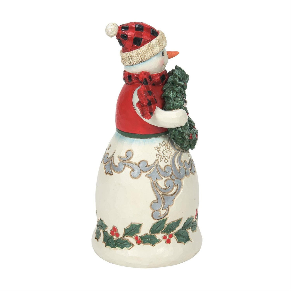 Jim Shore Heartwood Creek Highland Glen Snowman in Plaid Vest