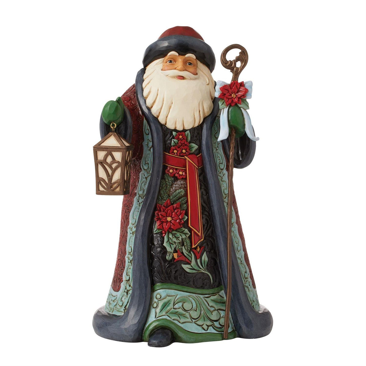 Jim Shore Heartwood Creek Holiday Manor Santa with Cane