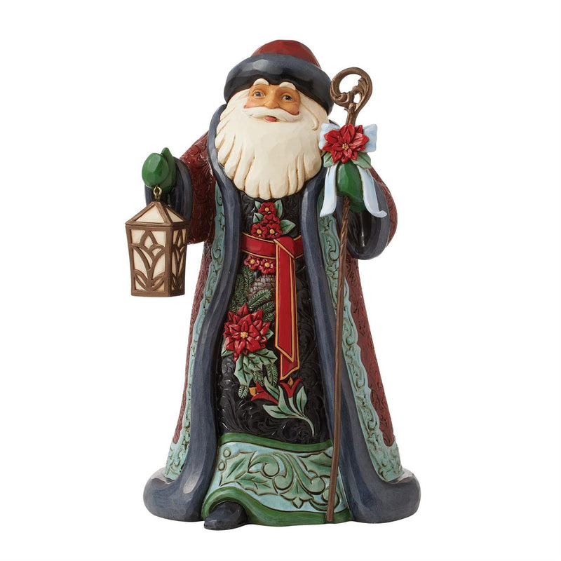 Jim Shore Heartwood Creek Holiday Manor Santa with Cane