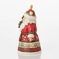 Jim Shore Heartwood Creek Mini Santa Holding Tree