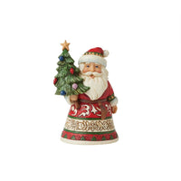 Santa Holding Tree, Jim Shore