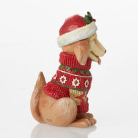 Jim Shore Heartwood Creek Mini Christmas Dog