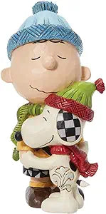 Jim Shore Peanuts Snoopy & Charlie Brown Hugging