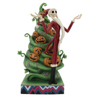 Disney Traditions Jack Statue with Halloween and Christmas