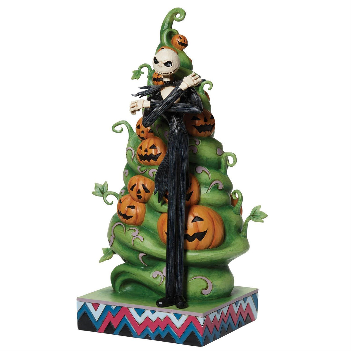 Disney Traditions Jack Statue with Halloween and Christmas