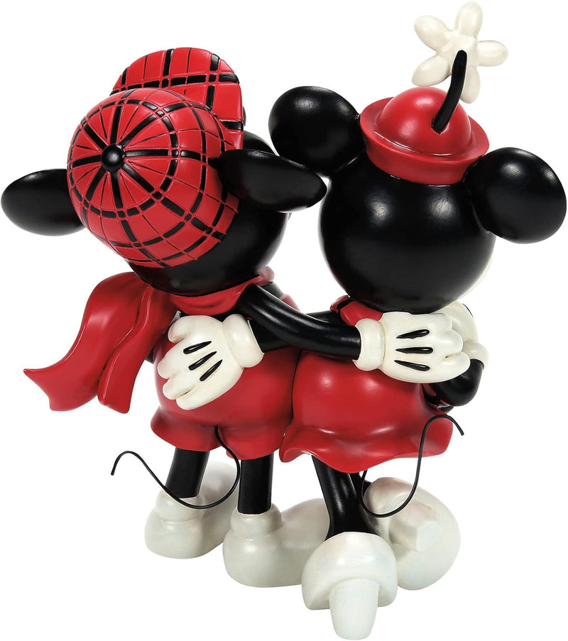 Christmas Mickey & Minnie Plaid - Disney Figurine