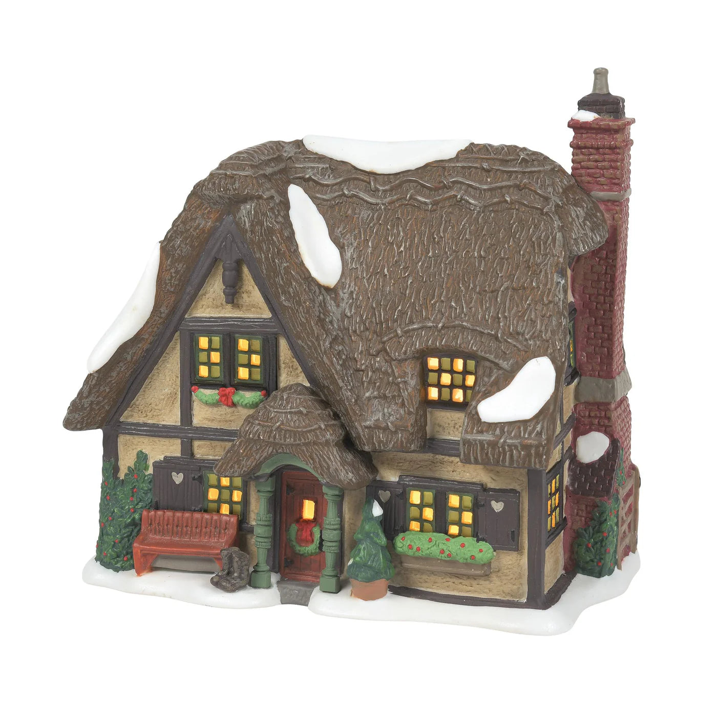 Department 56 The Master Thatchers Cottage Dicken's Village