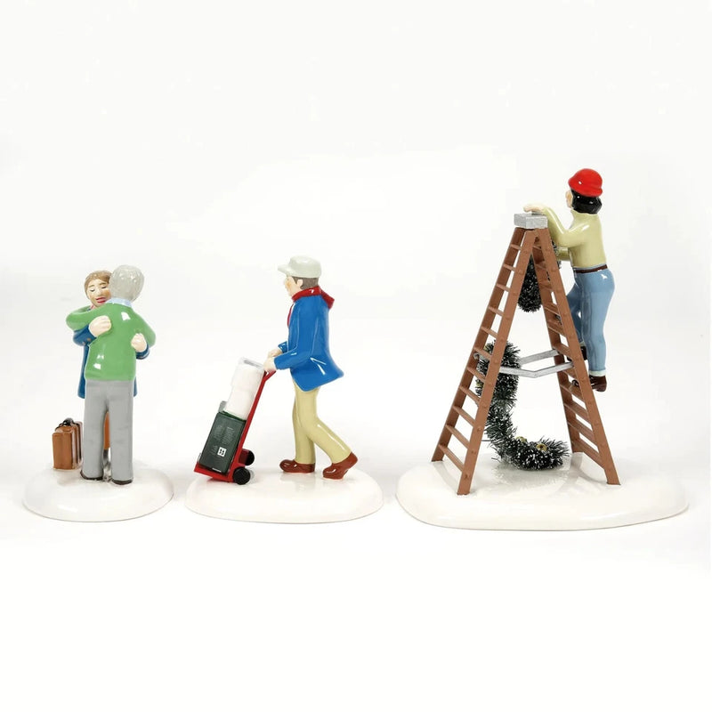 Friends & Neighbors Set of 3 - Snow Village