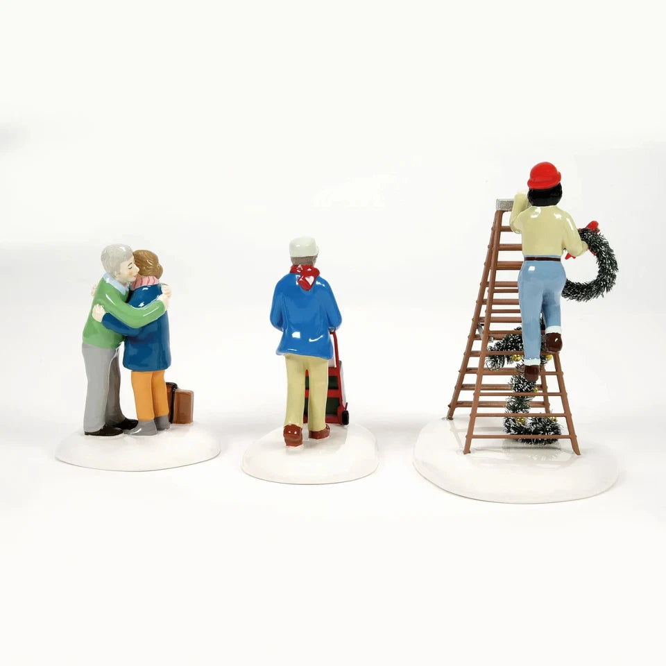 Friends & Neighbors Set of 3 - Snow Village - Thumbnail 3