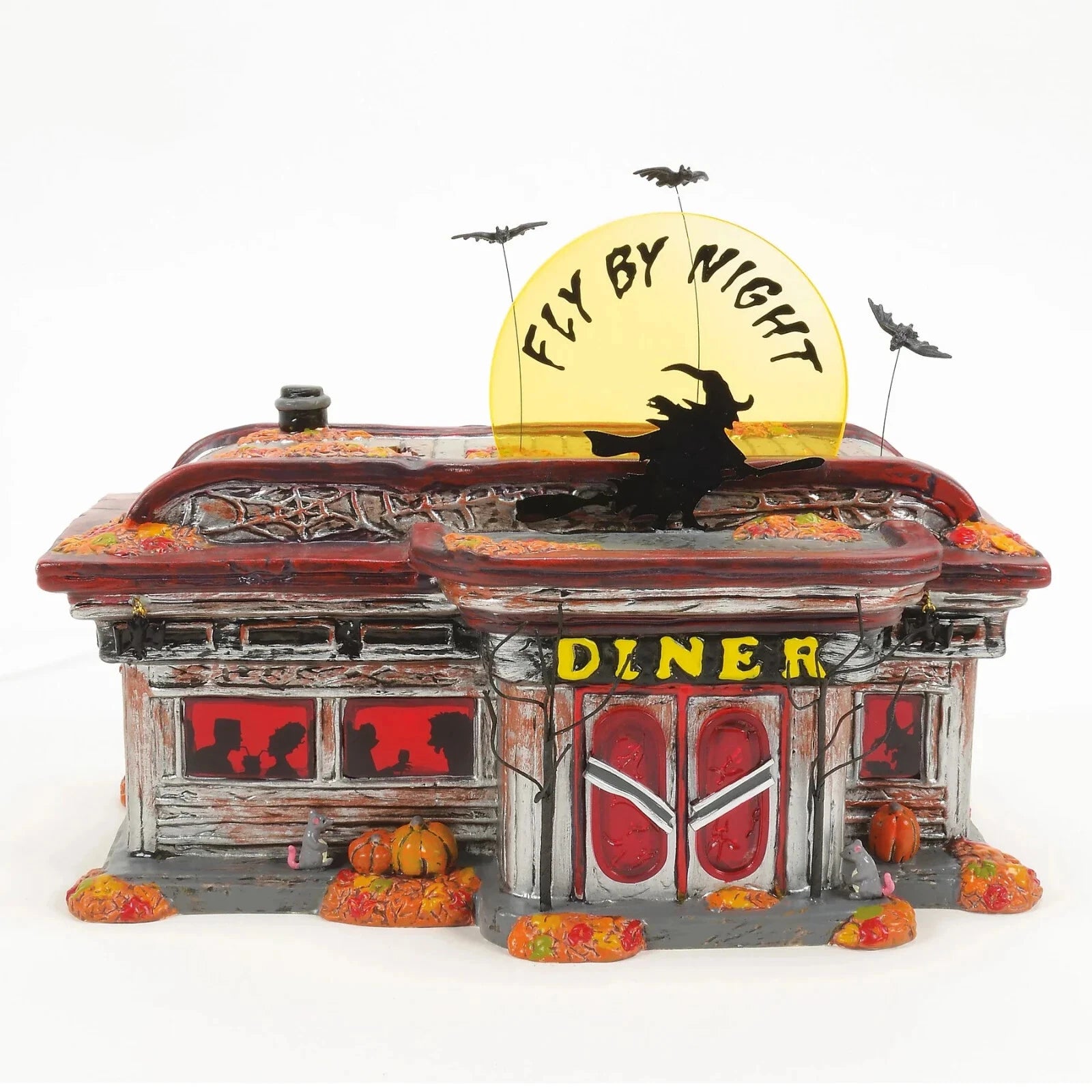 Fly By Night Diner - Snow Village Halloween