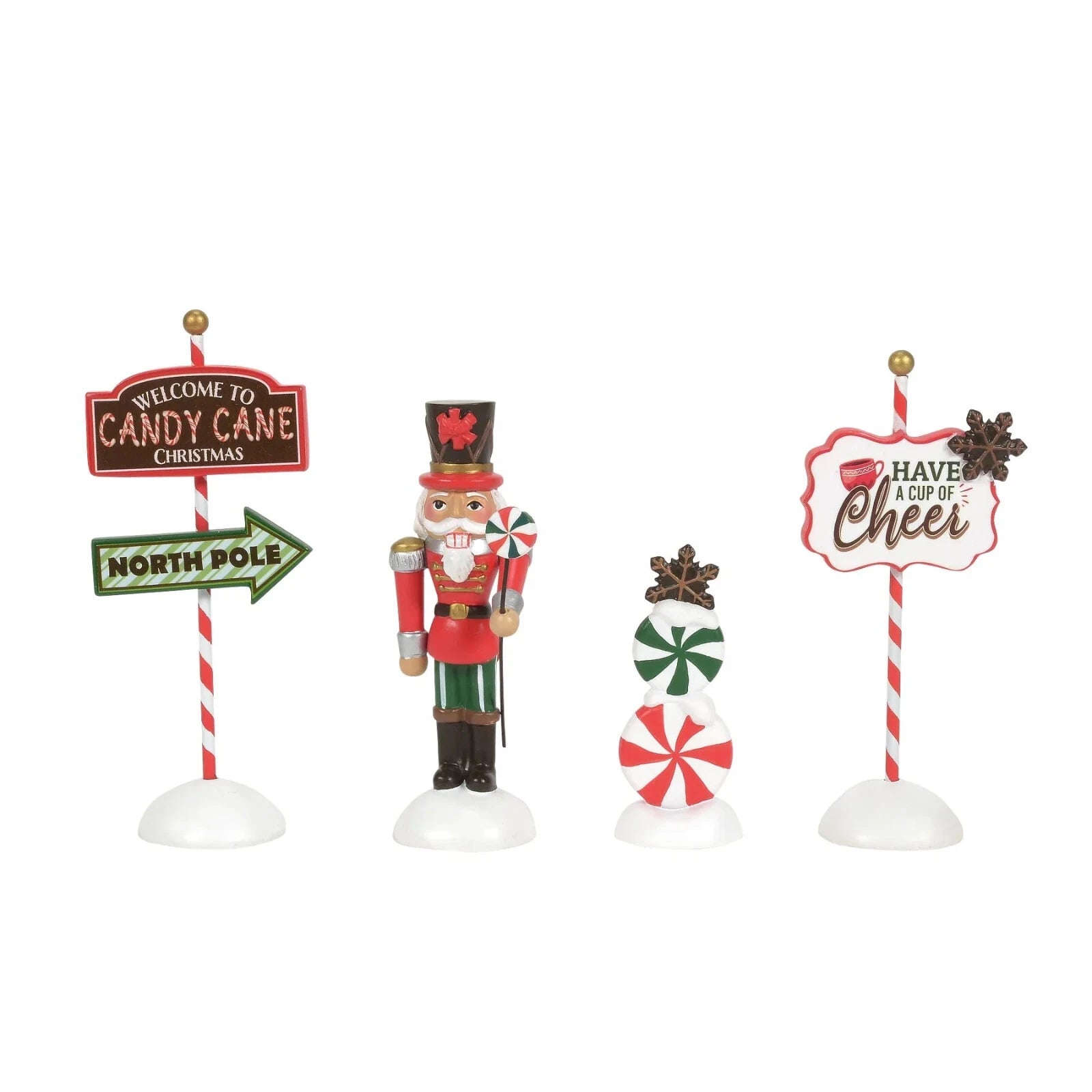 Peppermint Panache Set of 4