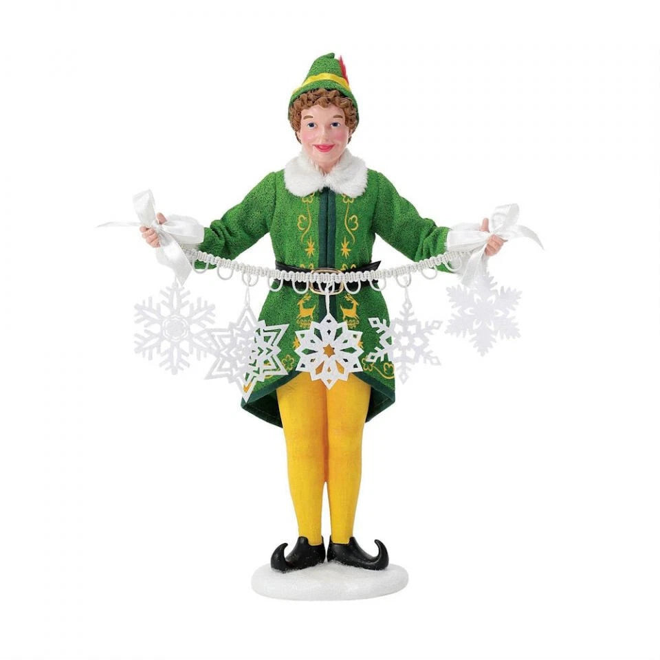 Department 56 Buddy Making Snowflakes - Thumbnail 4