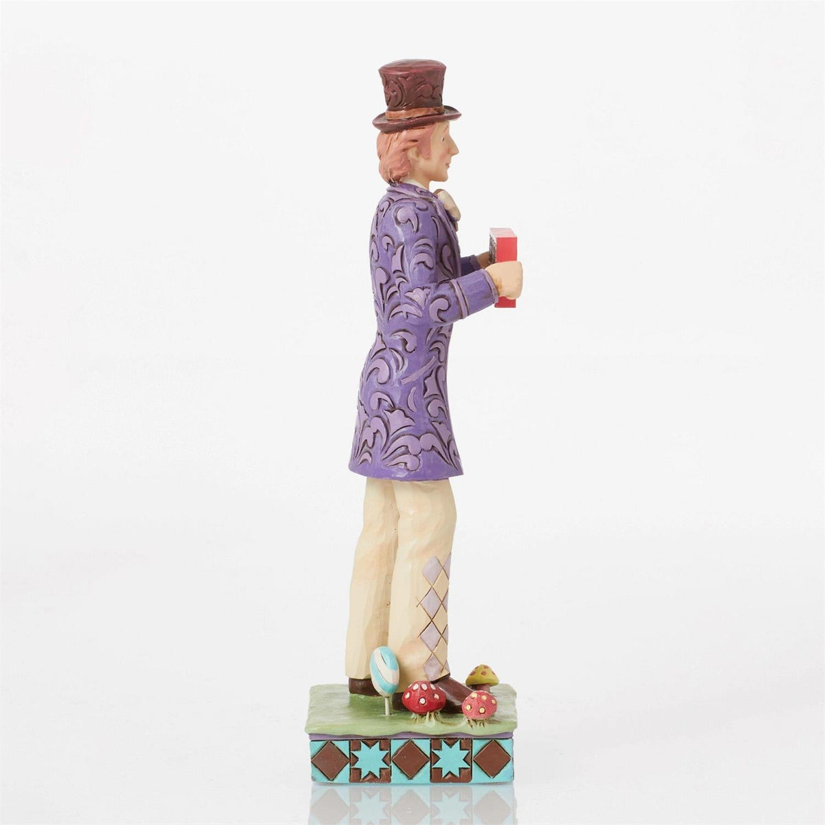 Willy Wonka with Rotating Chocolate Bar Jim Shore Figurine