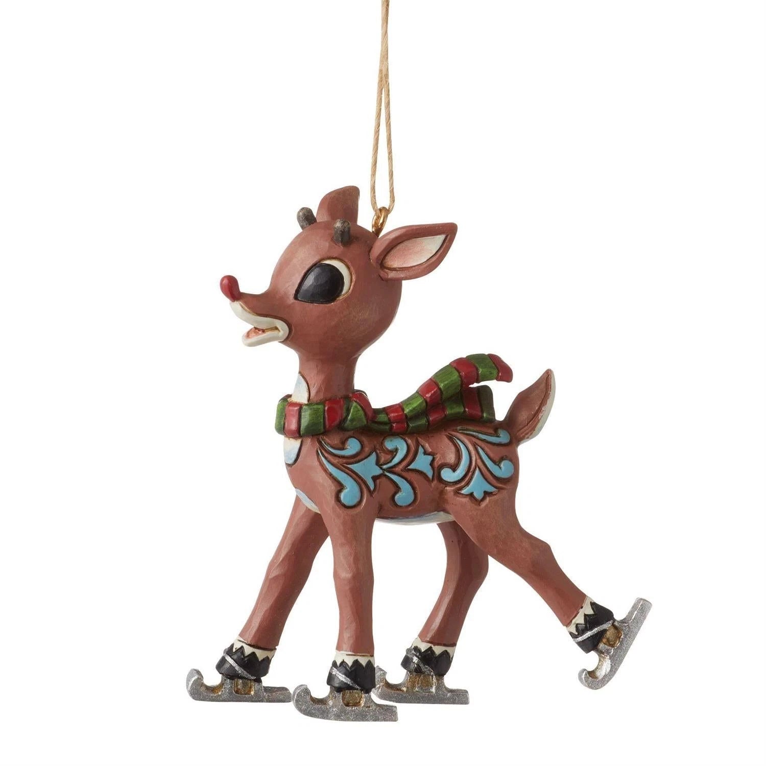Rudolph Ice Skating Ornament - Thumbnail 4