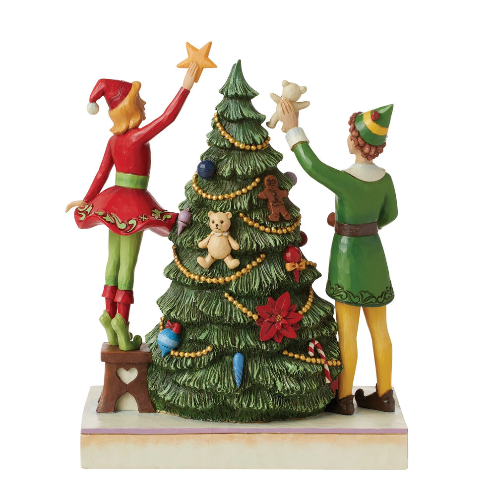 Elf decorating deals christmas tree