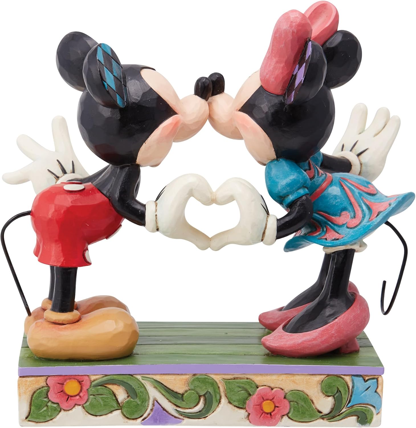 Mickey & Minnie with Heart Hands – Modern Display